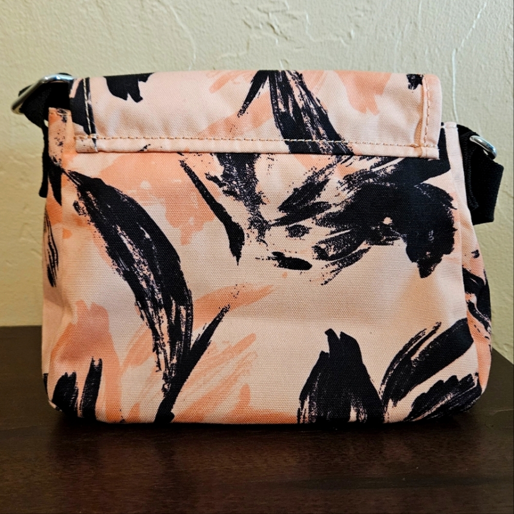 Kipling Sabian Coral Palm Print Crossbody - Picture 2 of 4